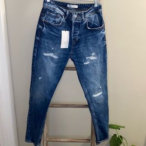 Zara High Rise Women Jeans - Blue